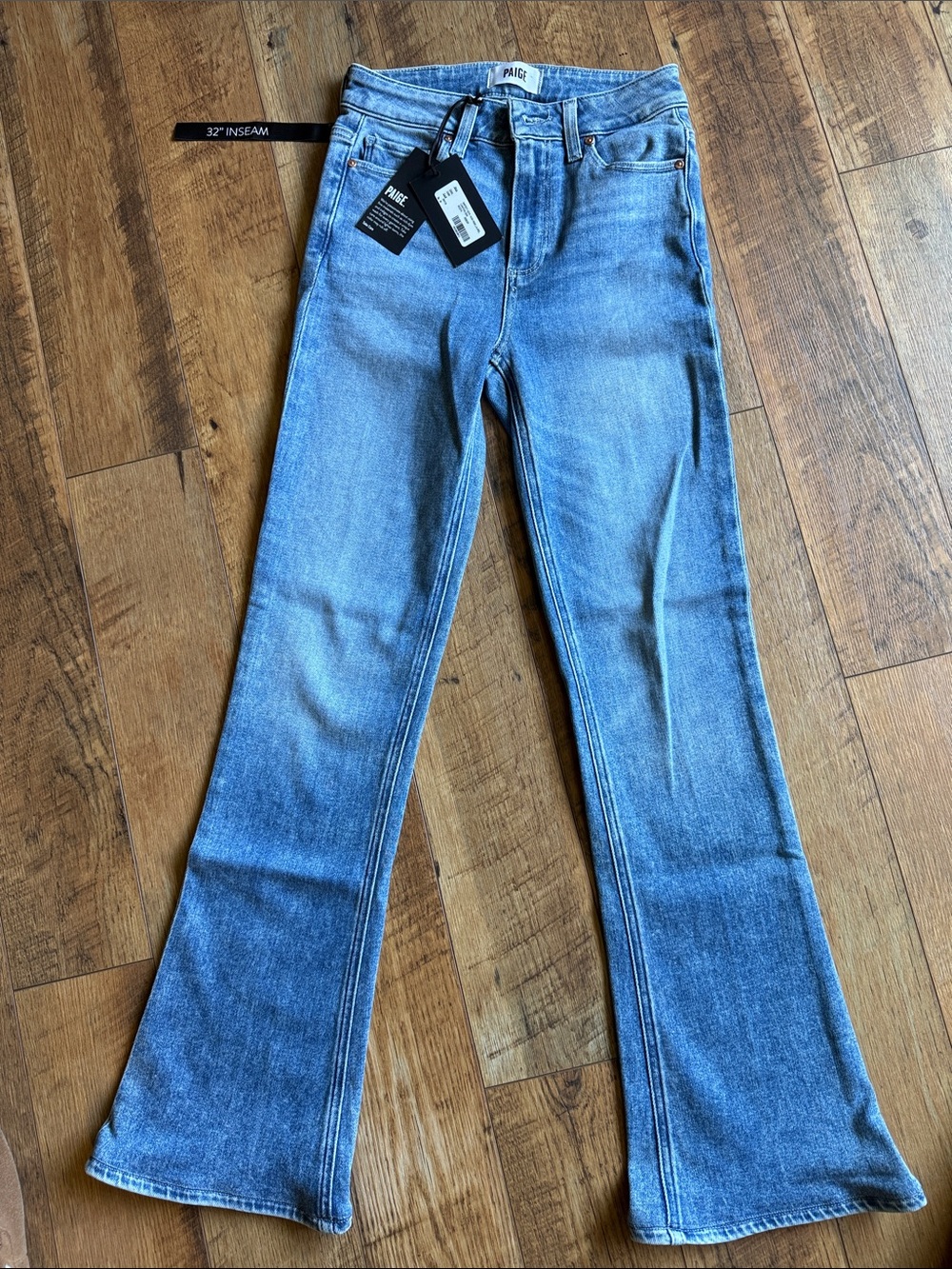 PAIGE High Rise Canyon Boot Cut Jeans size 25
